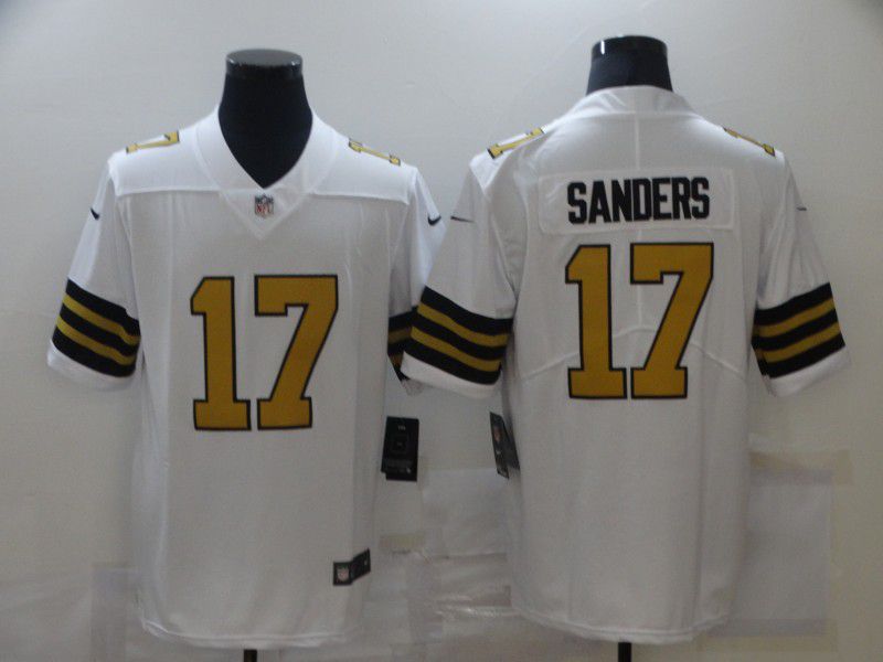 Men New Orleans Saints #17 Sanders White Nike Limited Vapor Untouchable NFL Jerseys->new orleans saints->NFL Jersey